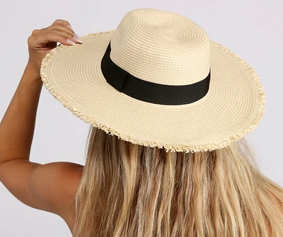 Sunny Days Straw Panama Hat