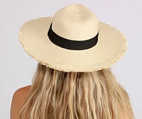 Sunny Days Straw Panama Hat