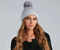 Cozy Up Knit Pom Beanie