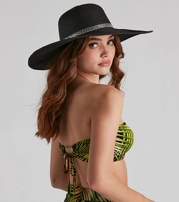 Country Club Rhine Straw Floppy Hat
