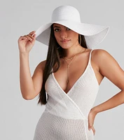 The Shade Straw Floppy Hat
