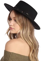 O Ring Band Boater Hat