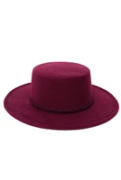 Braided Classic Boater Hat