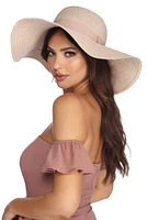 Stylin' Straw Floppy Hat