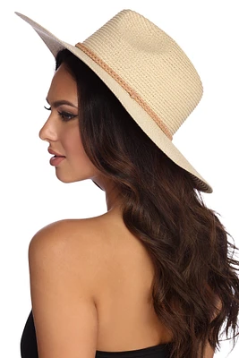 Braided Trim Panama Hat