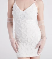 Effortlessly Glam Sheer Long Gloves