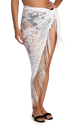 Crochet Fringe Wrap