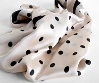 Polka Dot Satin Hair Scarf