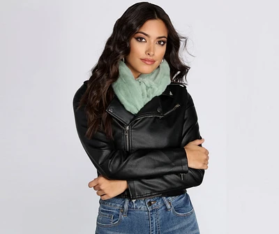 Faux Fur Infinity Scarf