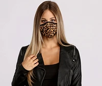 Leopard Print Face Mask