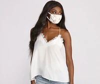 Reusable Floral Face Mask