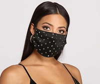 Stylish And Studded Face Mask