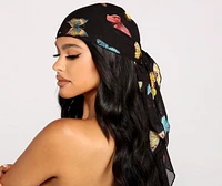 Butterfly Beauty Mesh Swim Wrap