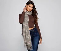 Classic Cozy Plaid Scarf
