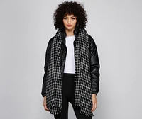 Effortlessly Chic Plaid Scarf