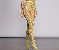 Electric Fishnet Tights