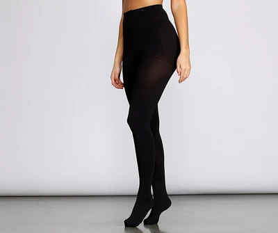 Compress Hip Up Opaque Tights
