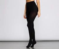Compress Hip Up Opaque Tights