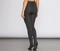 Fleece Lined Tights Set Of Two
