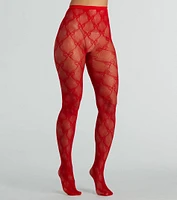 Posh Moment Sheer Bow Tights