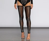 Night Of The Skeleton Leg Warmers