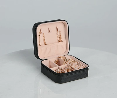 Mini Travel Jewelry Case