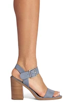 Buckle Up Block Heels