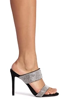 Slip On Glam Rhinestone Heels