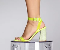 Glow For It Block Heels