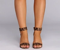 Essential Faux Nubuck Block Heels