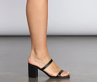 Keep It Classic Block Mules