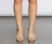 She's Extra Rhinestone Heels
