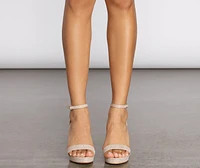 Glitter Is All That Matters Platform Heels