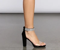 The Way It Is Platform Rhinestone Heels