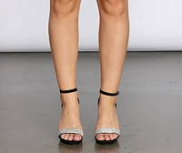 A Little Sparkle Platform Heels