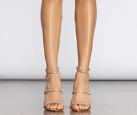 No Rulez Rhinestone Stiletto Heels