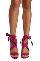 Wrapped Classy Faux Suede Heels