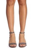 Get Low Strap Block Heels