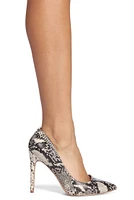 Savage Intentions Snake Print Heels