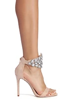 Wrapped Rhinestones Stiletto Heels