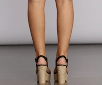 Back To Basics Espadrille Heels