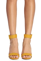 Buckle Up Block Heels