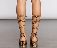 Less Is More Strappy Low Heels
