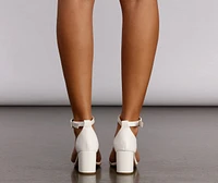 The Clear Block Heels