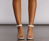 The Clear Block Heels