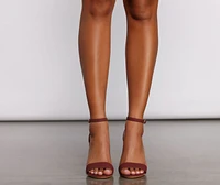 Feeling Fab Faux Nubuck Heel