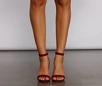 Basic Zip-Up Block Heels