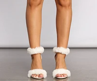 Feeling Extra Faux Fur Stiletto Heel