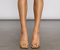 Trendy Basic Square Toe Mules