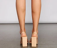 Say It With Sass Faux Leather Mules